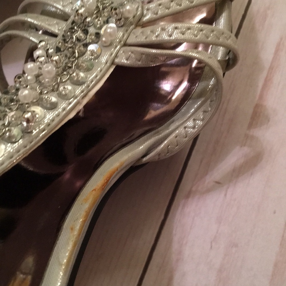 Metaphor silver heels size 6.5 - Picture 6 of 7